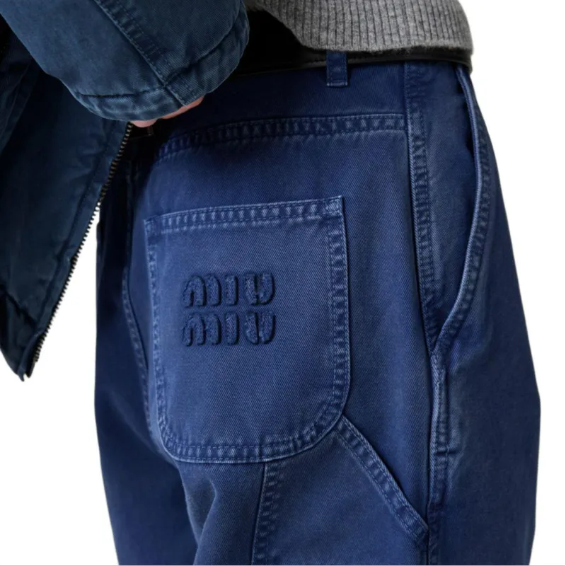 MIU MIU SS25 Jeans Women's Indigo-4
