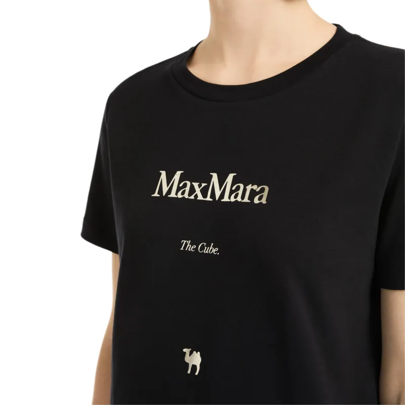 'S MAX MARA Crewneck Short Sleeved T Shirt-4