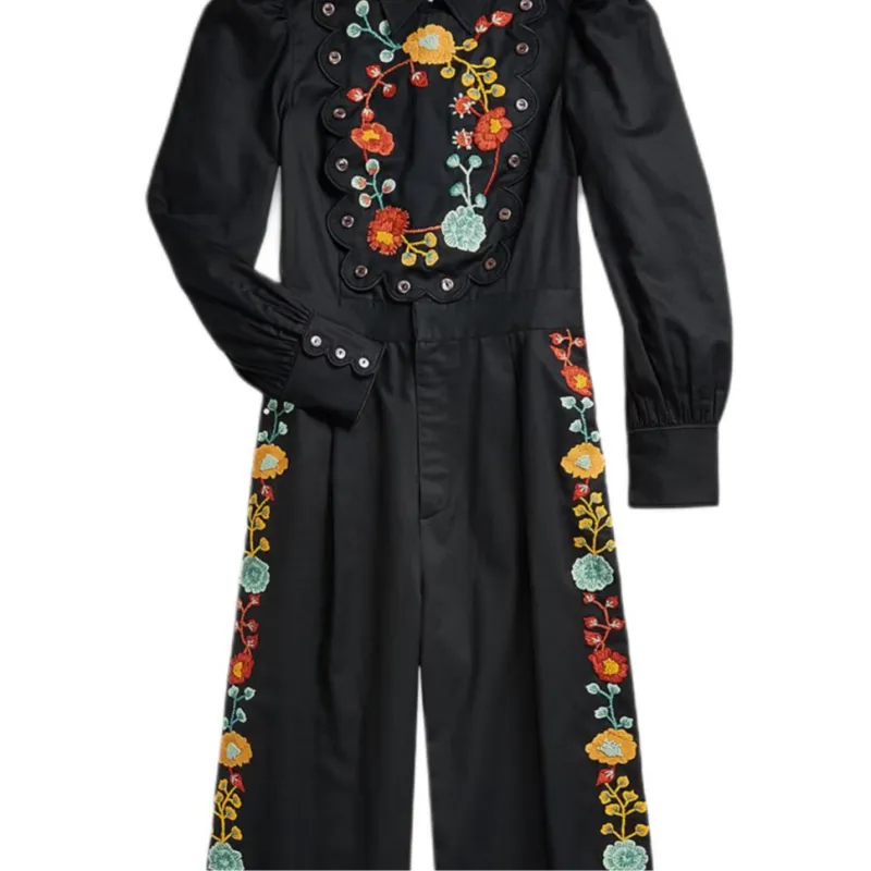 DOUBLE RL Jumpsuit Women's Black-1