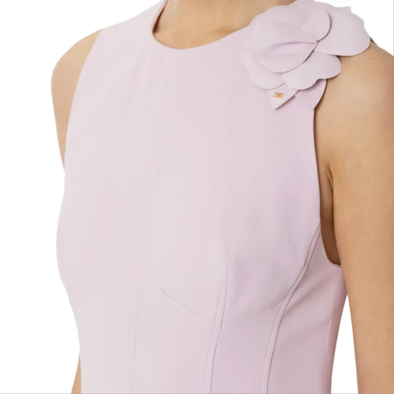 Elisabetta Franchi Flared Crepe Dress-2