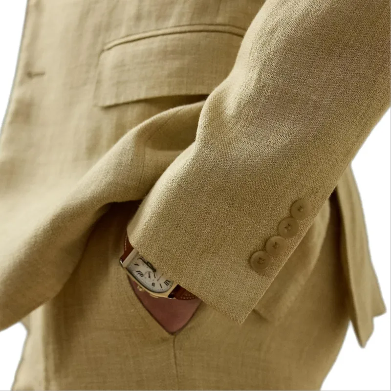 Ralph Lauren Purple Label Woven Blazer-4