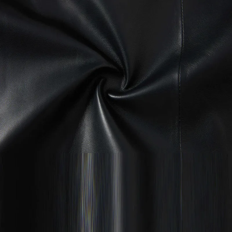 KARL LAGERFELD SS25 Leather Jacket Men's Black-4