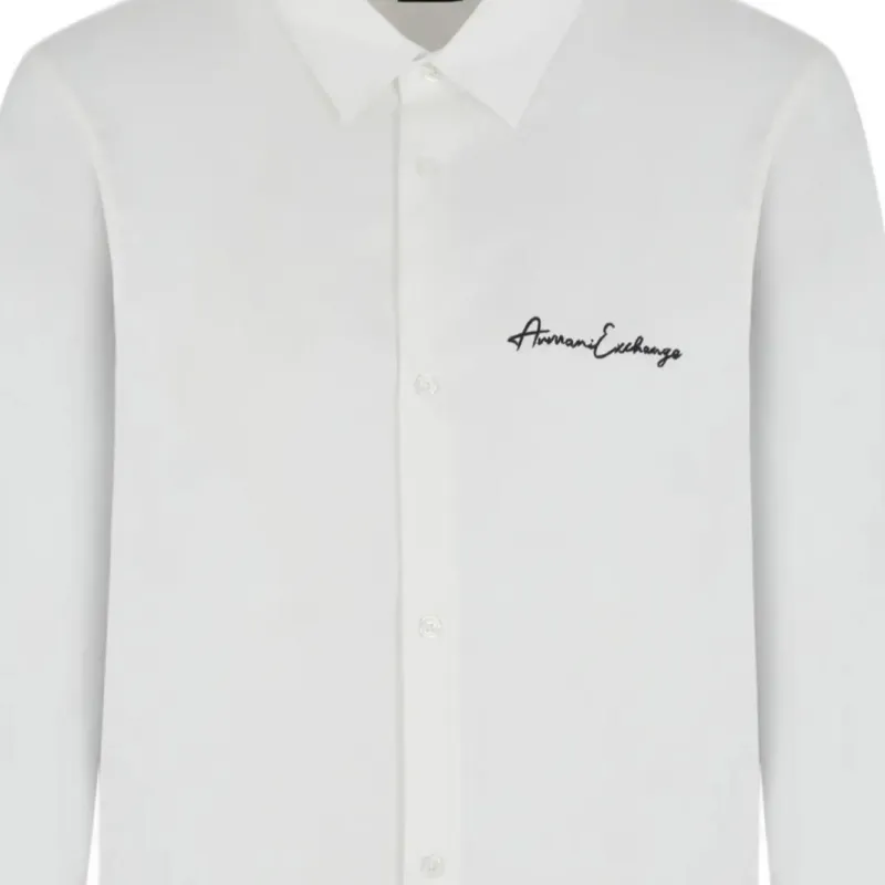 ARMANI EXCHANGEAE Shirt Men's Ecru-1