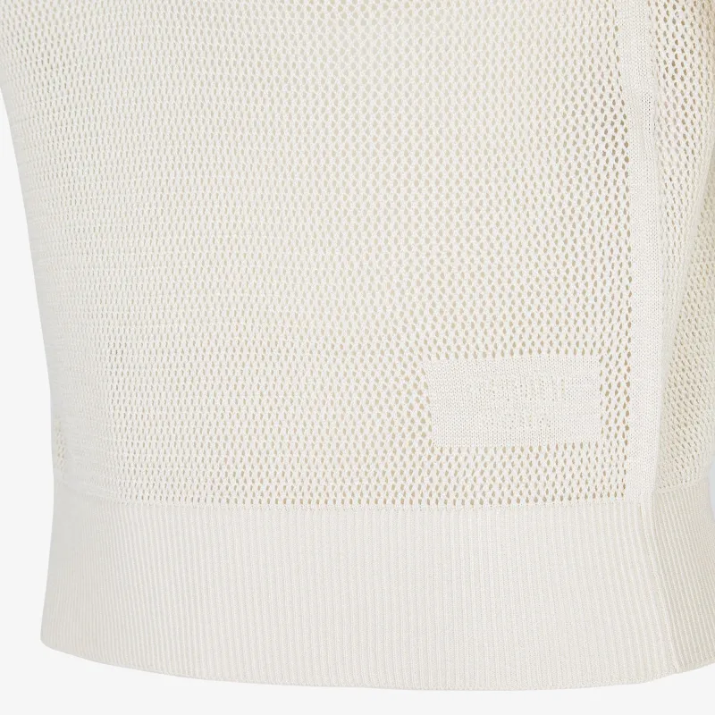 FENDI SS25 Polo Shirt Women's White-3