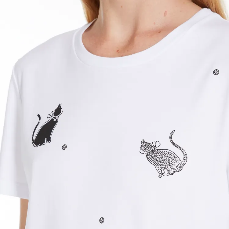 MaxMara Studio FW24 T Shirt Women's White-4