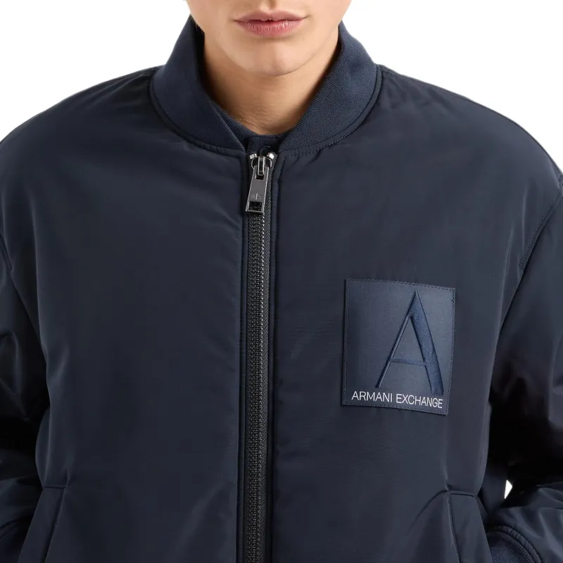 EMPORIO ARMANI FW24 Puffer Jacket Men's Navy-4