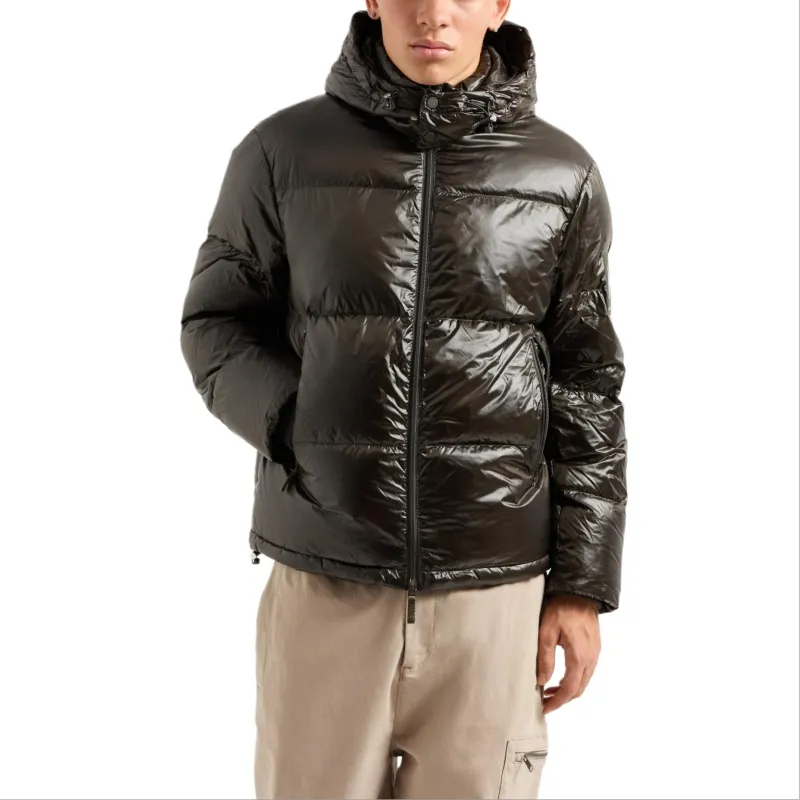 EMPORIO ARMANI FW24 Down Jacket Men's Brown Green-2