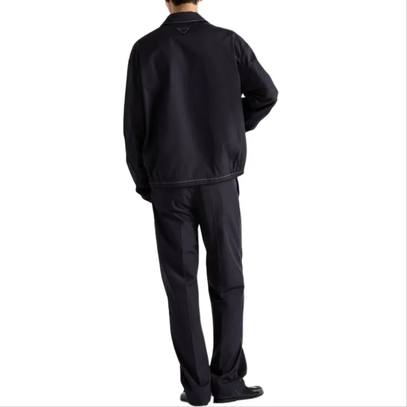 PRADA Cotton Straight Trousers-2