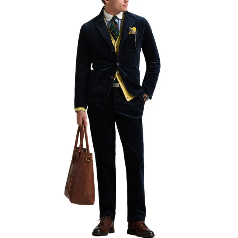 Polo Ralph Lauren FW24 Business Suit Coat Men's Dark Blue-1