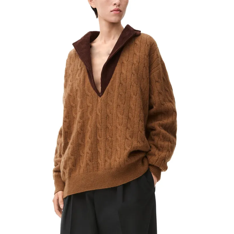 LOEWE V Neck Relaxed Fit Jumper-2