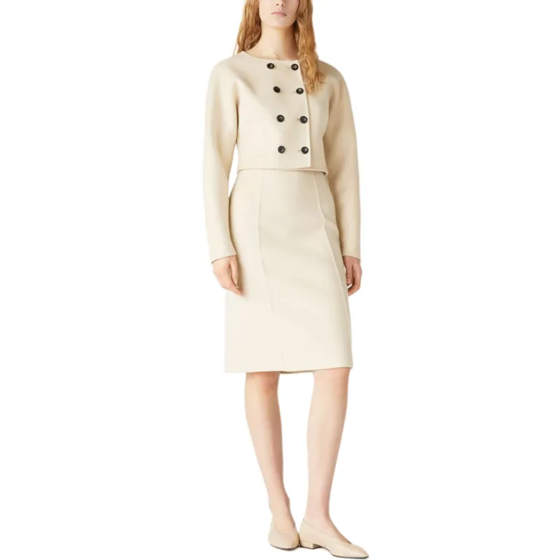 Loro Piana FW24 Jackets Coats Women's Cream-2
