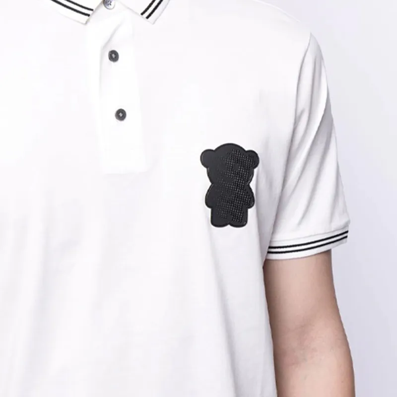 EMPORIO ARMANI Polo Shirts Men White-5