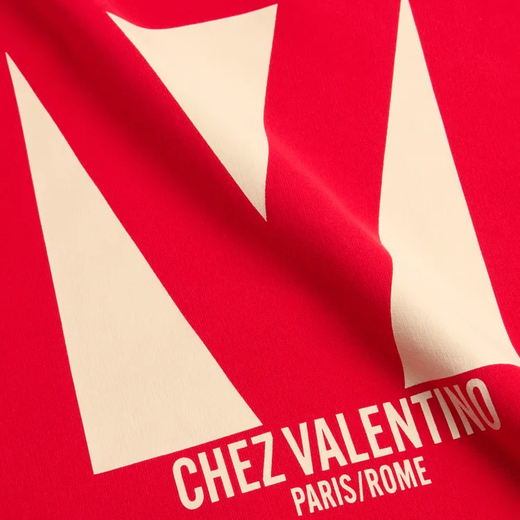 Valentino Chez Valentino Printed Crewneck Sweatshirt-6