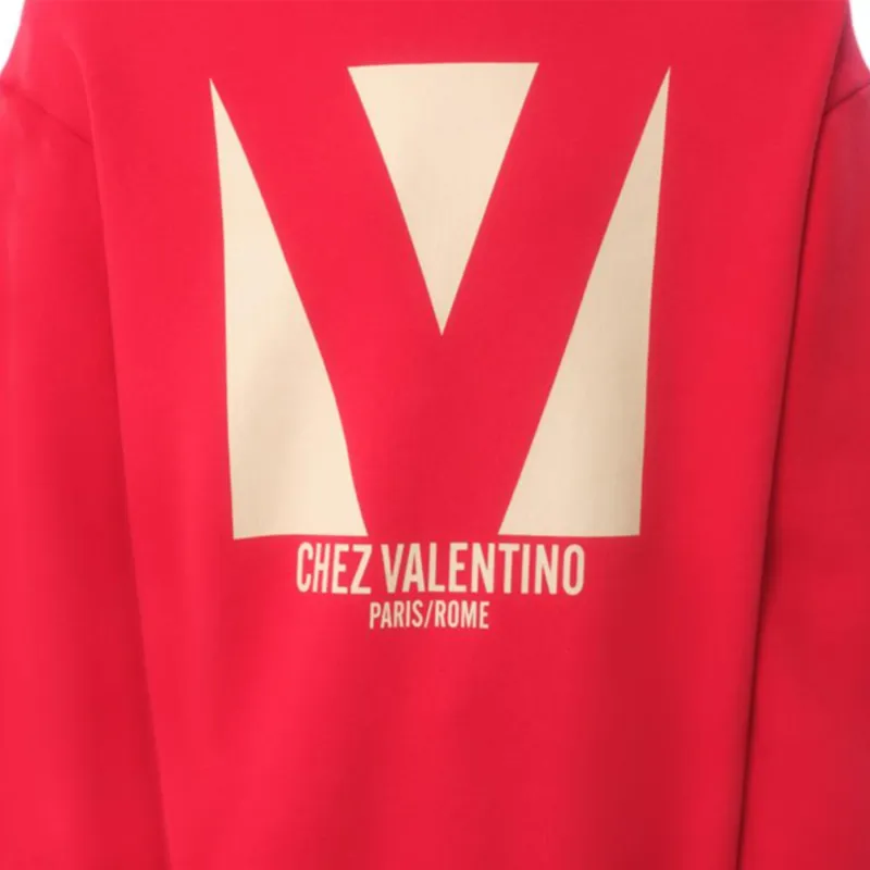 Valentino Chez Valentino Printed Crewneck Sweatshirt-8