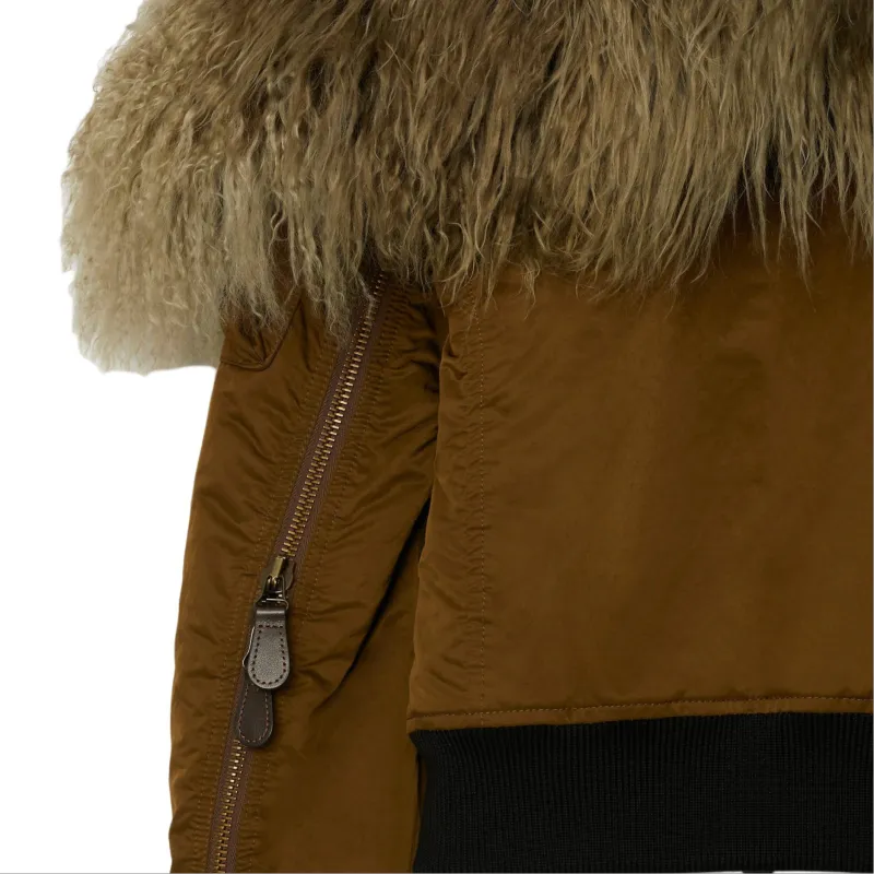 Burberry Padded Bomber Jacket-4