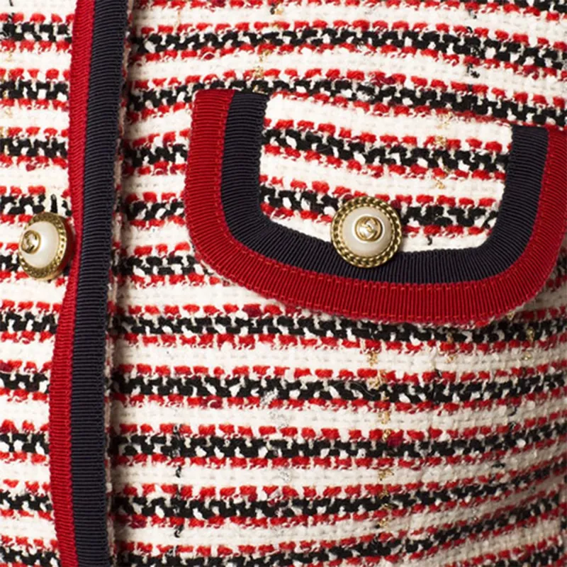 GUCCI Jackets Women's Red-4