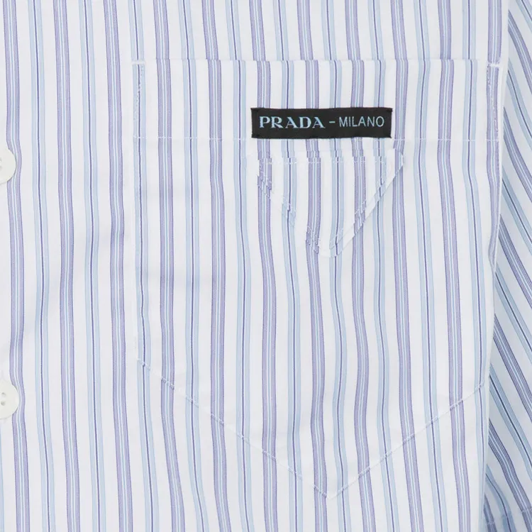 PRADA Shirts Men Blue-3