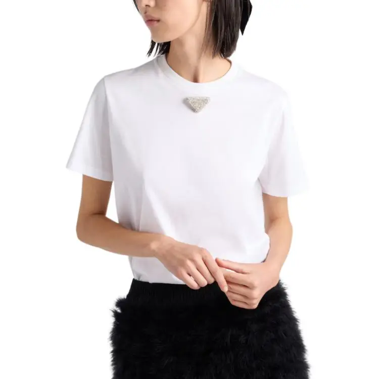 PRADA T Shirts Women's White-2