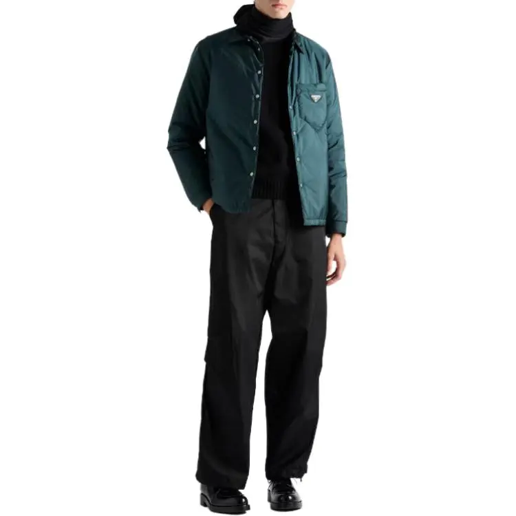 PRADA Shirts Men Dark Green-2