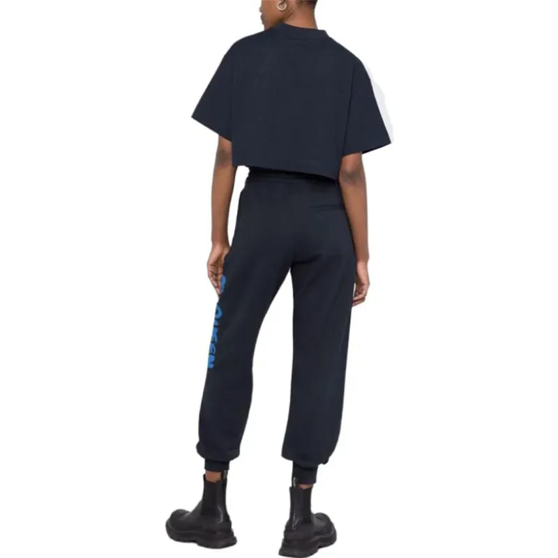 Alexander McQueen Crop Tops Women's Blue-2
