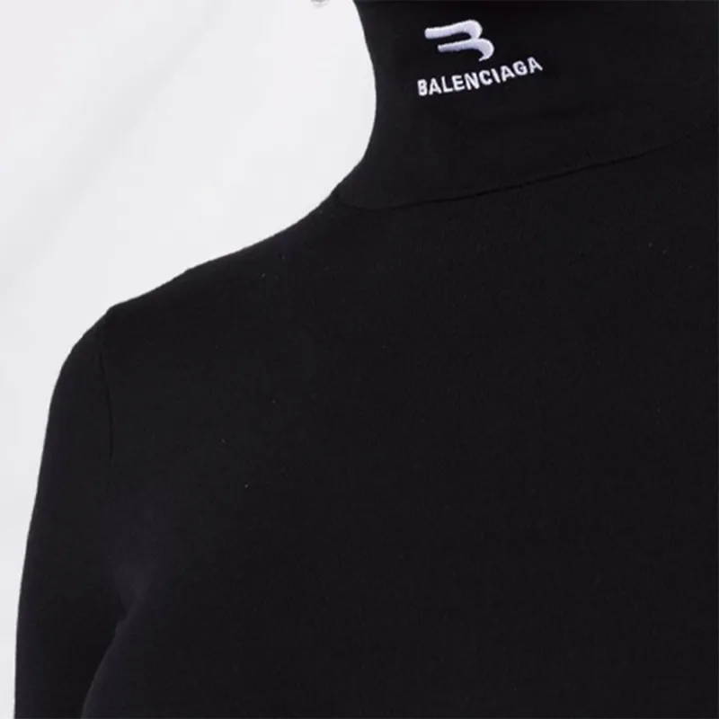 Balenciaga Open Back Dress 'Black'-1