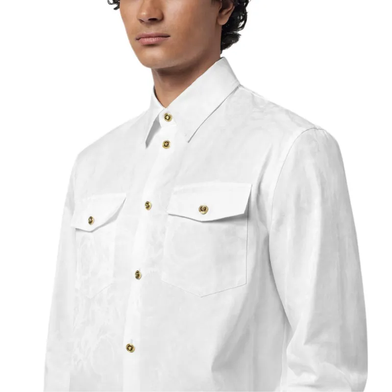 VERSACE Barocco jacquard Shirt-4