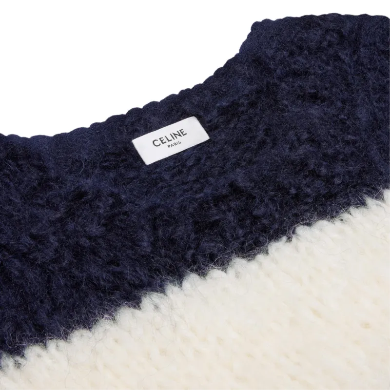 CELINE FW24 Sweater Women's Gray White-2
