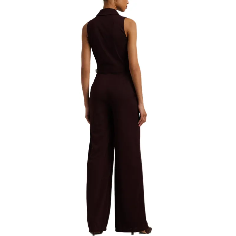 LAUREN RALPH LAUREN FW24 Jumpsuit Women's Pinot Noir-2