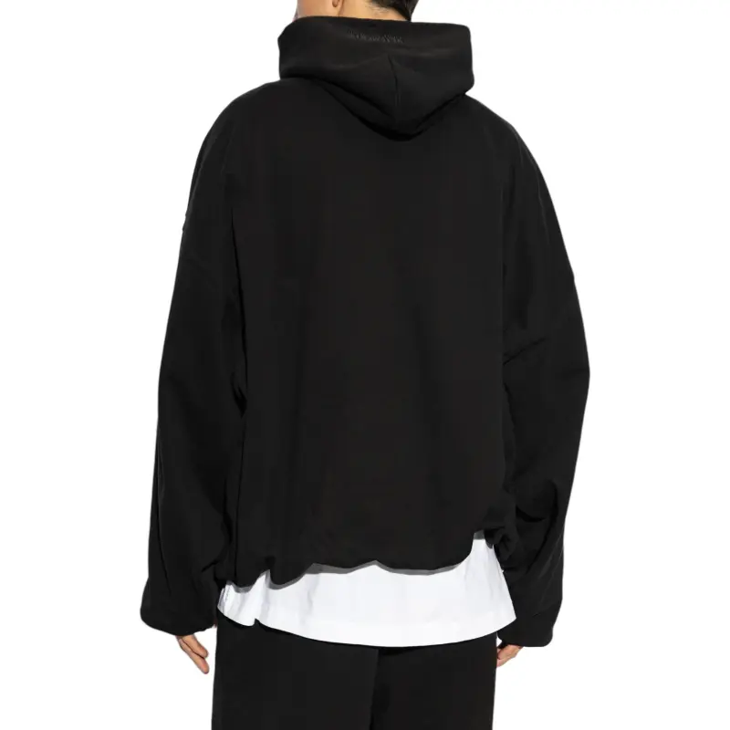 Vetements Logo Printed Drawstring Hoodie-3
