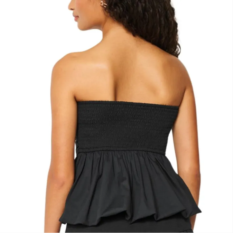 Hollister T Shirt Women's Black-2