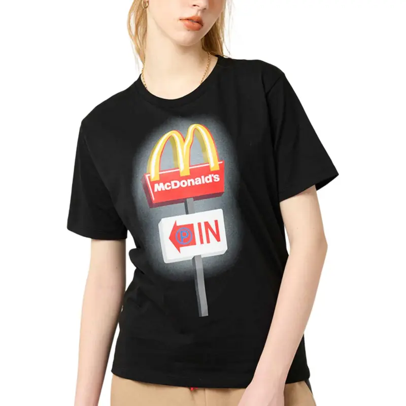 McDonald's Graniph Collaboration T-Shirts Unisex Black-4