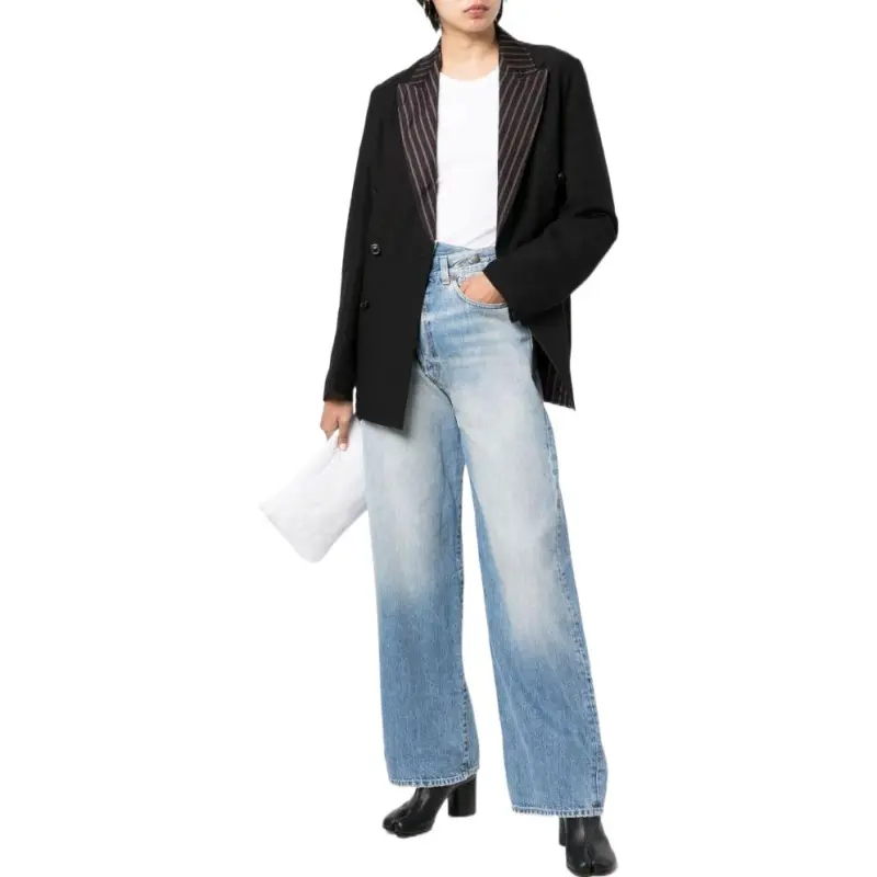 Maison Margiela Striped Single breasted Blazer-1