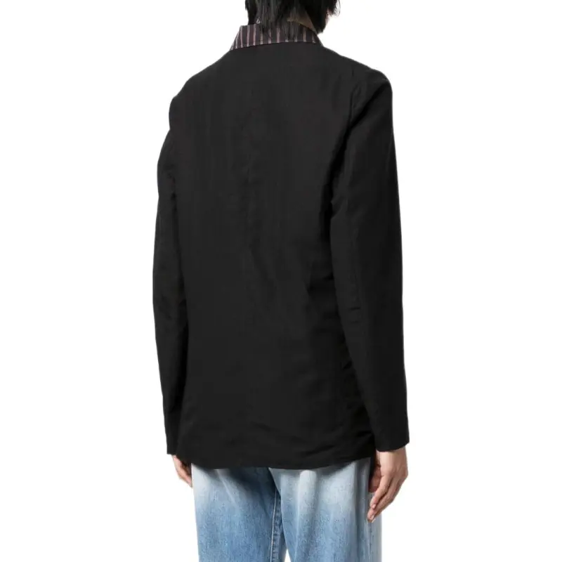 Maison Margiela Striped Single breasted Blazer-3