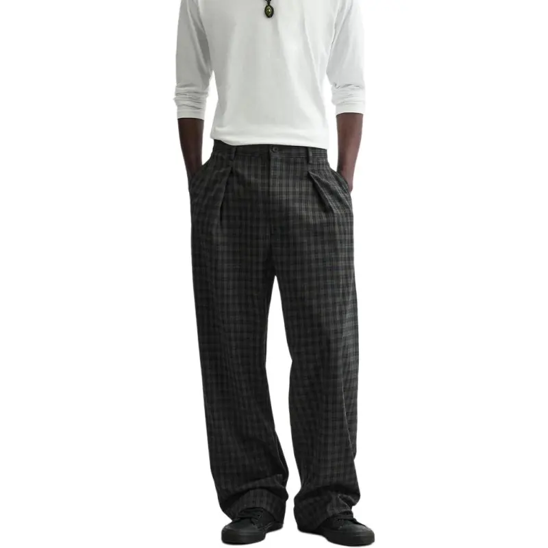 ZARA Casual Pants Men Black-4