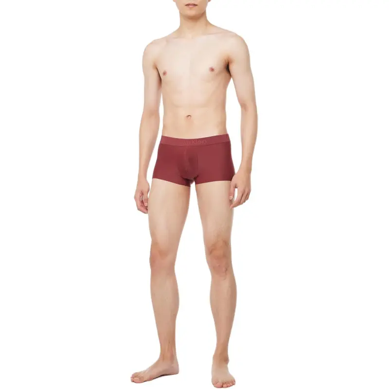 CALVIN KLEIN Underpants Men's 1 Pack Burgundy-1
