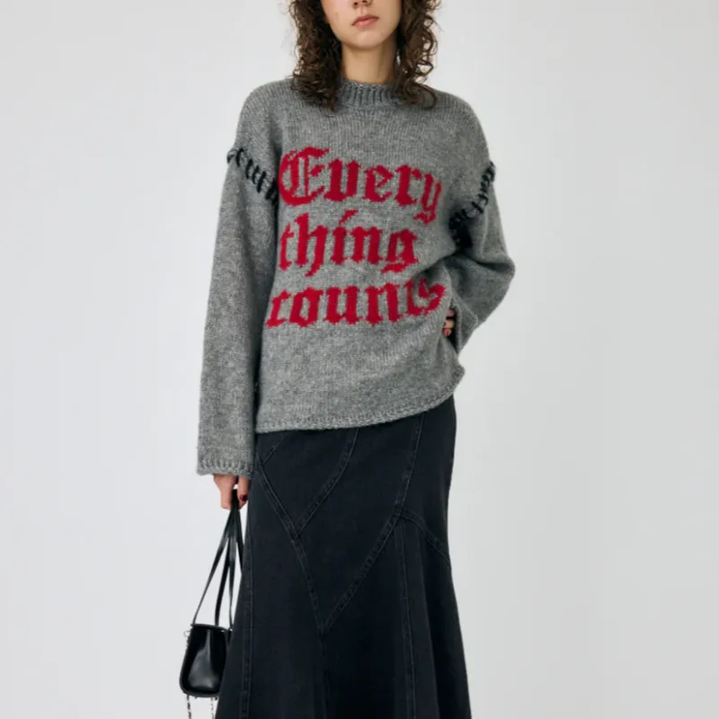 MOUSSY Sweaters Women's Gray-2