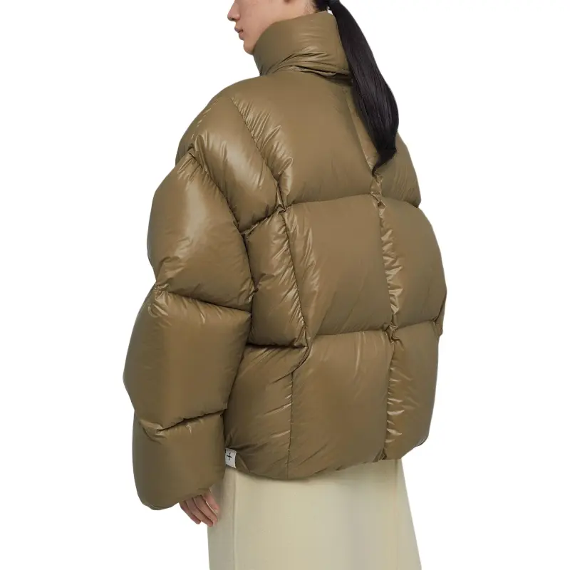 JIL SANDER + Zip Up Quilted Jacket-2