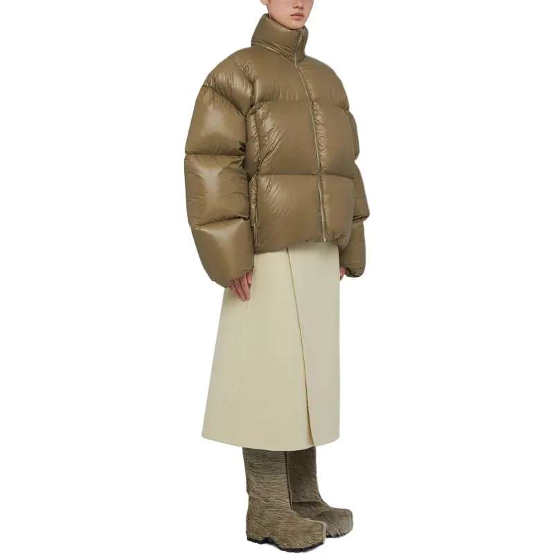 JIL SANDER + Zip Up Quilted Jacket-3