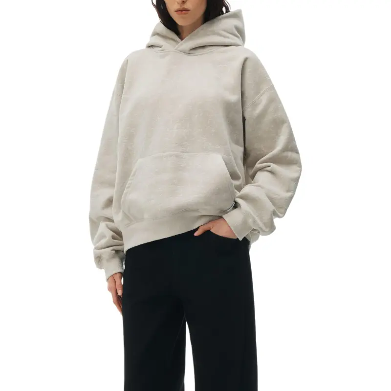 Alexander Wang Flocked Terry Hoodie-2