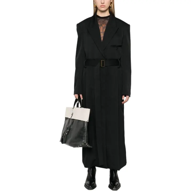 UMA WANG FW24 Coat Women's Black-1