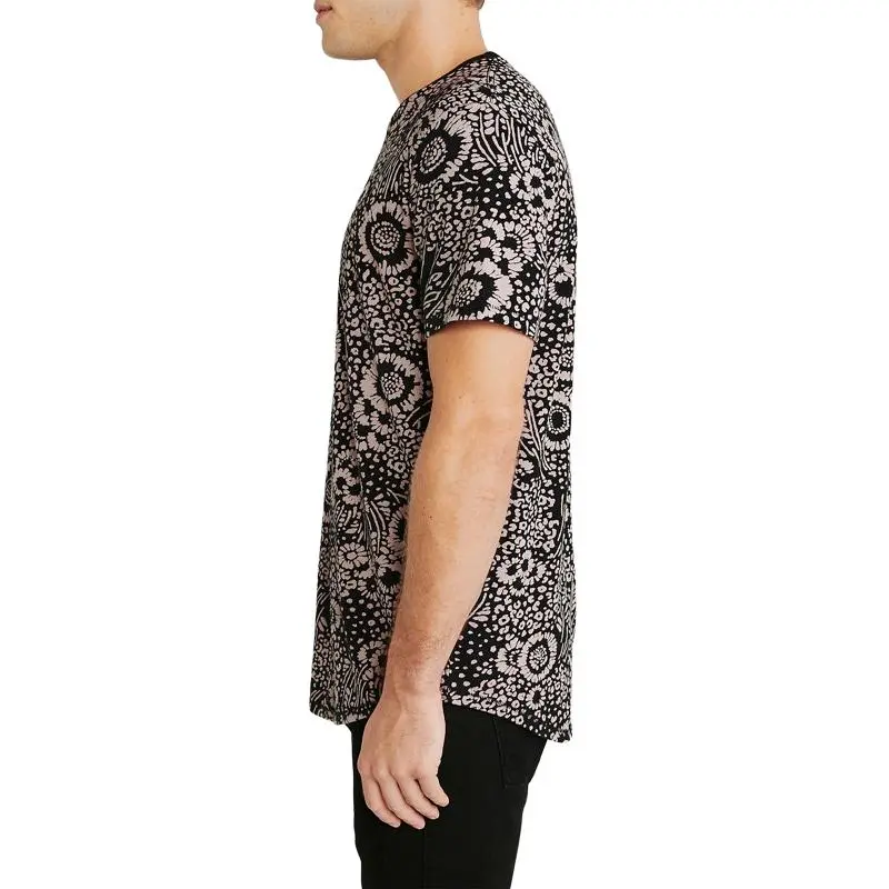 Abercrombie＆Fitch T-Shirt Men's Black Floral-2