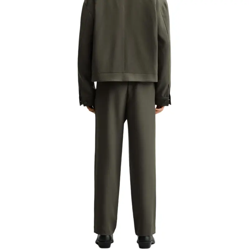 ZARA Casual Pants Men Khaki-4