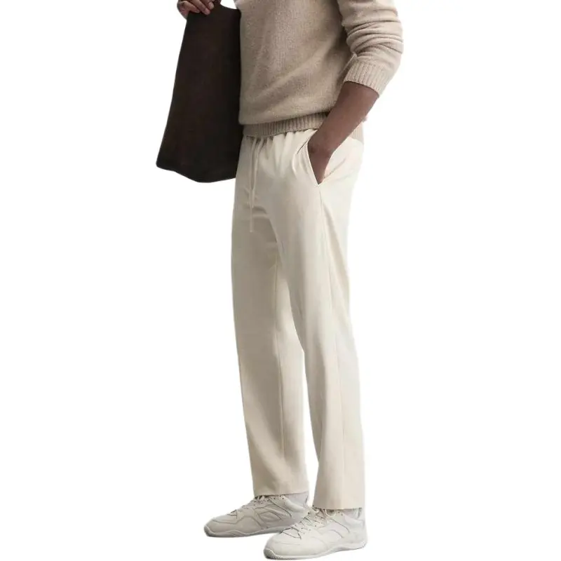 ZARA Casual Pants Men's Raw White-3