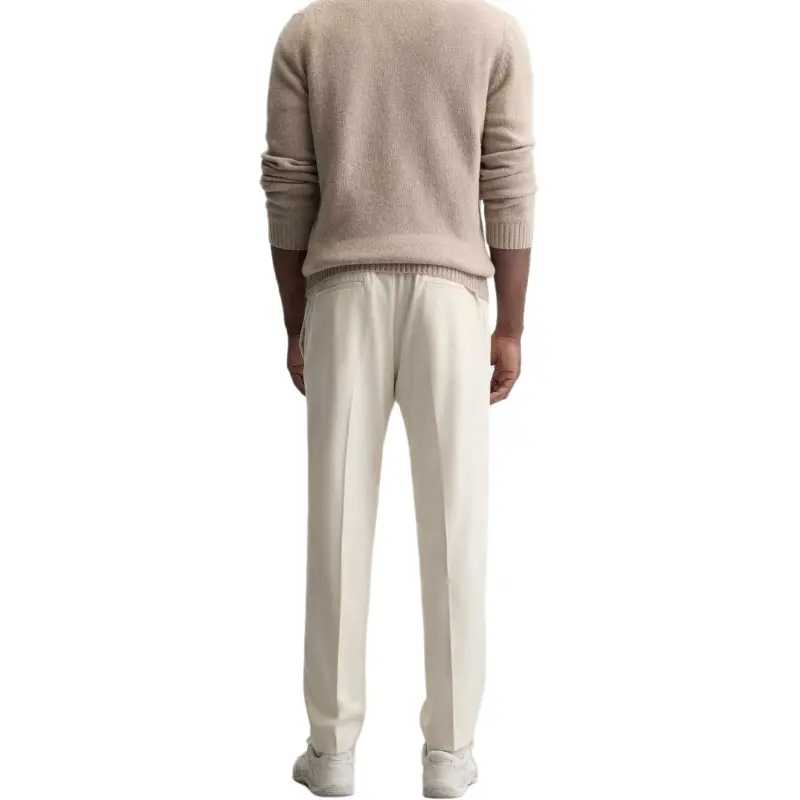 ZARA Casual Pants Men's Raw White-4