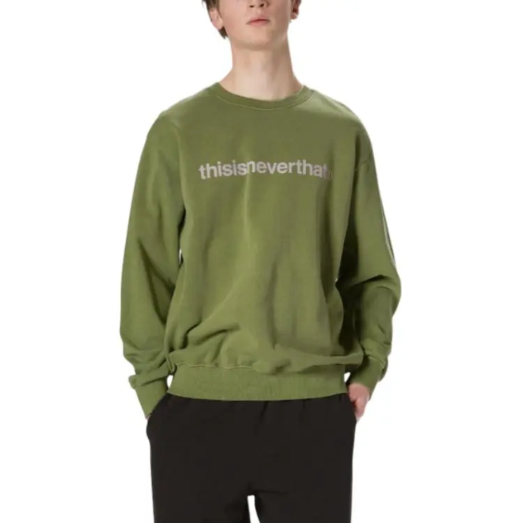 Thisisneverthat SS25 SS25 Sweatshirt Unisex Moss Green-2