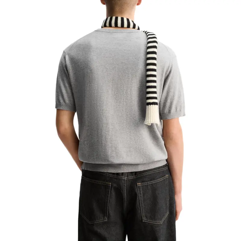 ZARA T Shirt Men's Zebra Print Gray-4