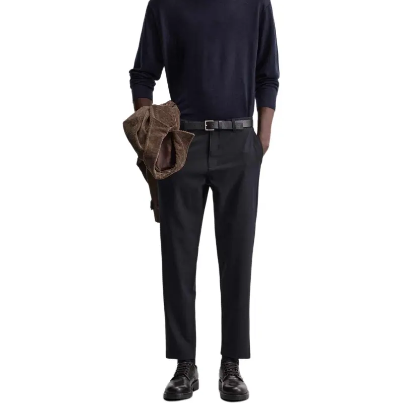 ZARA Casual Pants Men's Deep Sea Blue-1