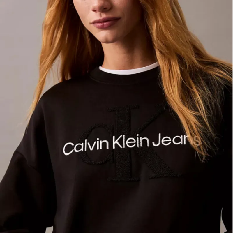 CALVIN KLEIN Sweatshirt Women's Black-3