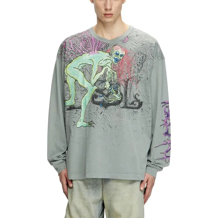 DIESEL T Boxt Ls R12 Long Sleeved T Shirt-1