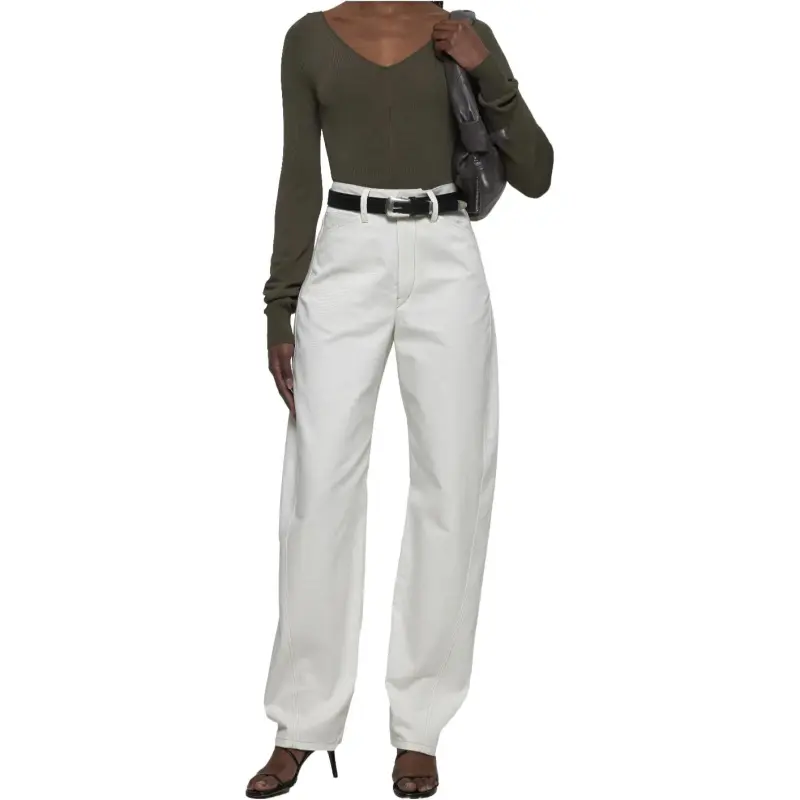 Lemaire V Neck Long Sleeve Top-1
